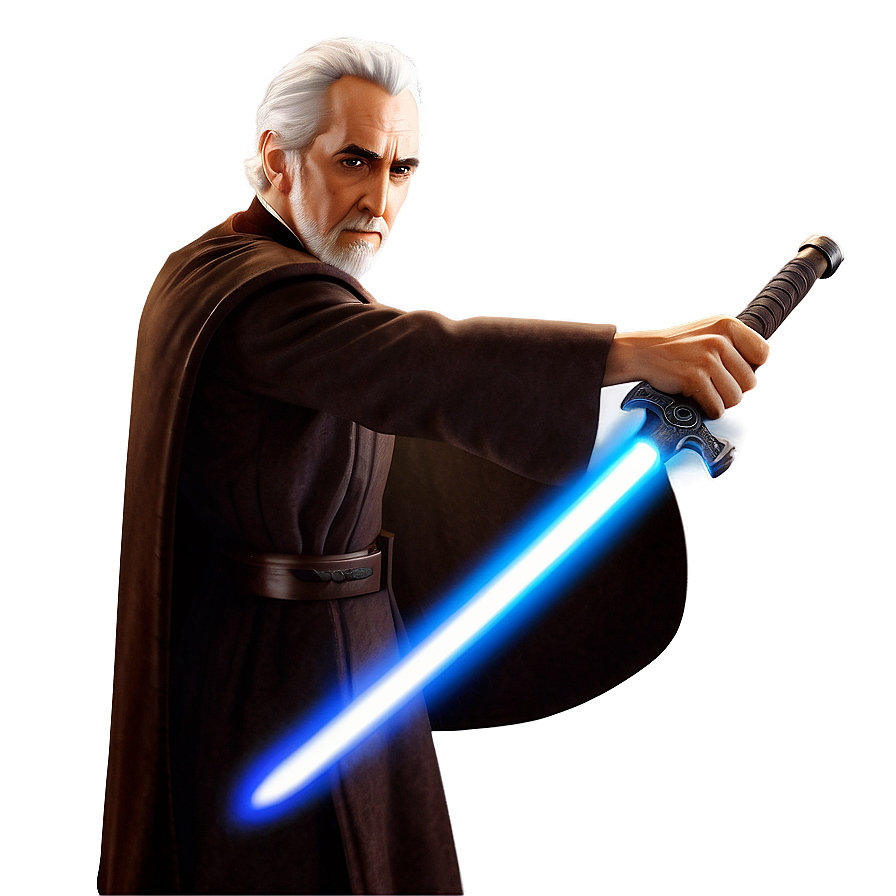 Count Dooku Final Duel Png 1