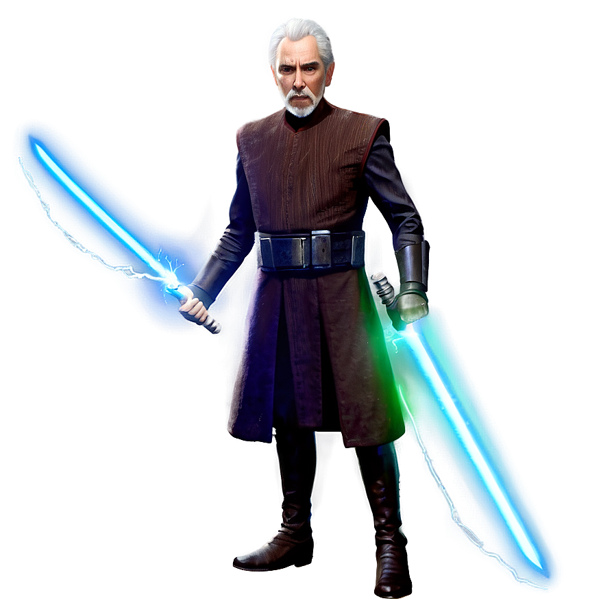 Count Dooku Force Lightning Png Iem32