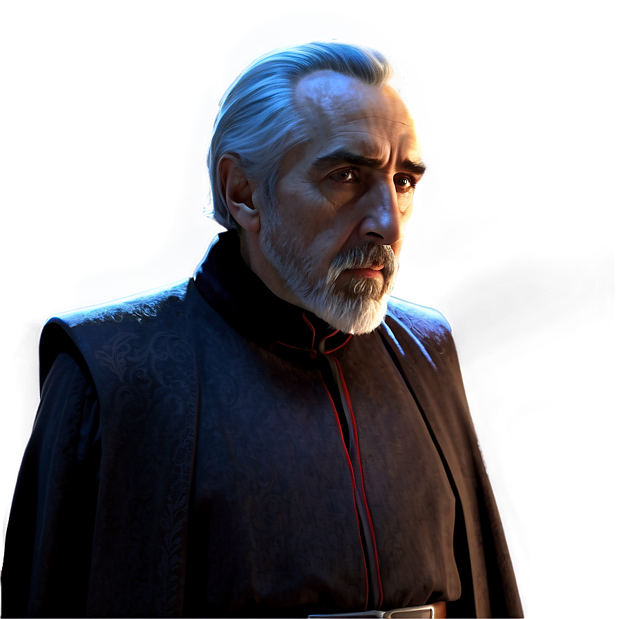 Count Dooku In Shadows Png Xvi