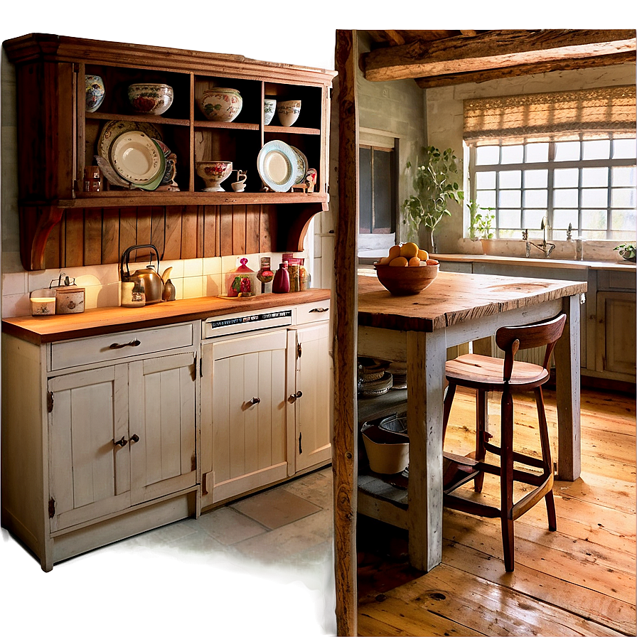 Country Cottage Kitchen Png 8