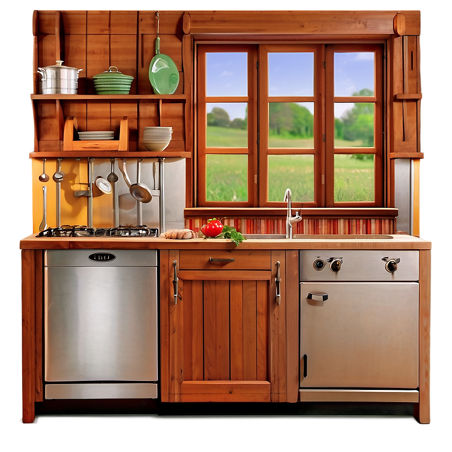 Country Cottage Kitchen Png 94