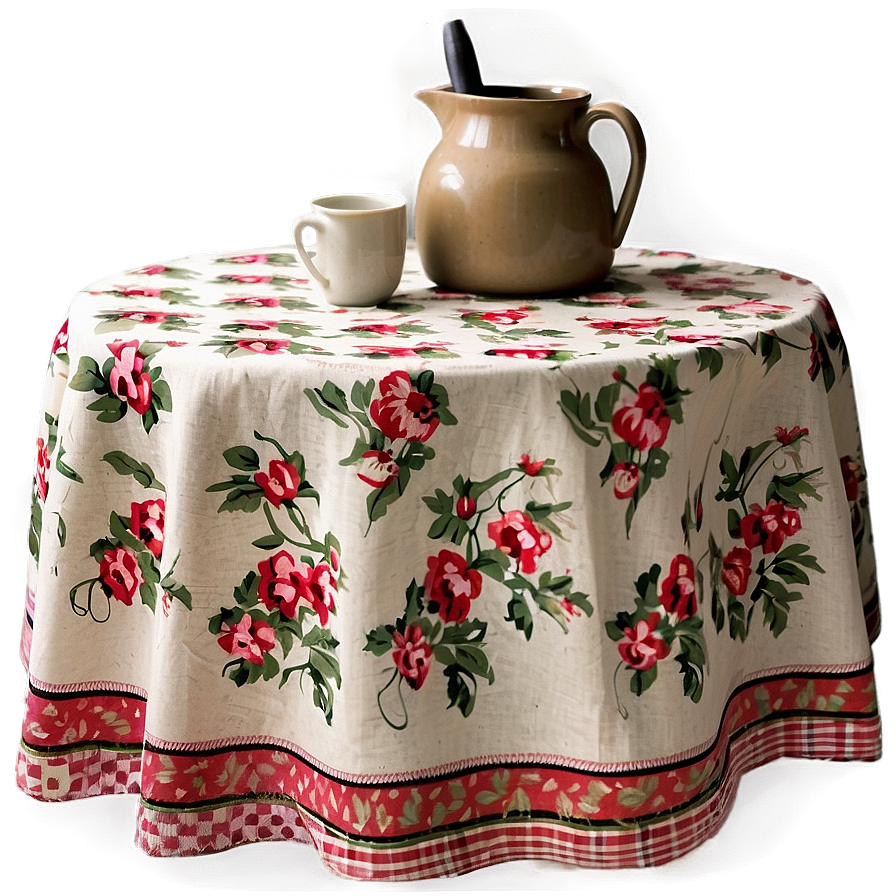 Country Cottage Table Cloth Png Xkr93