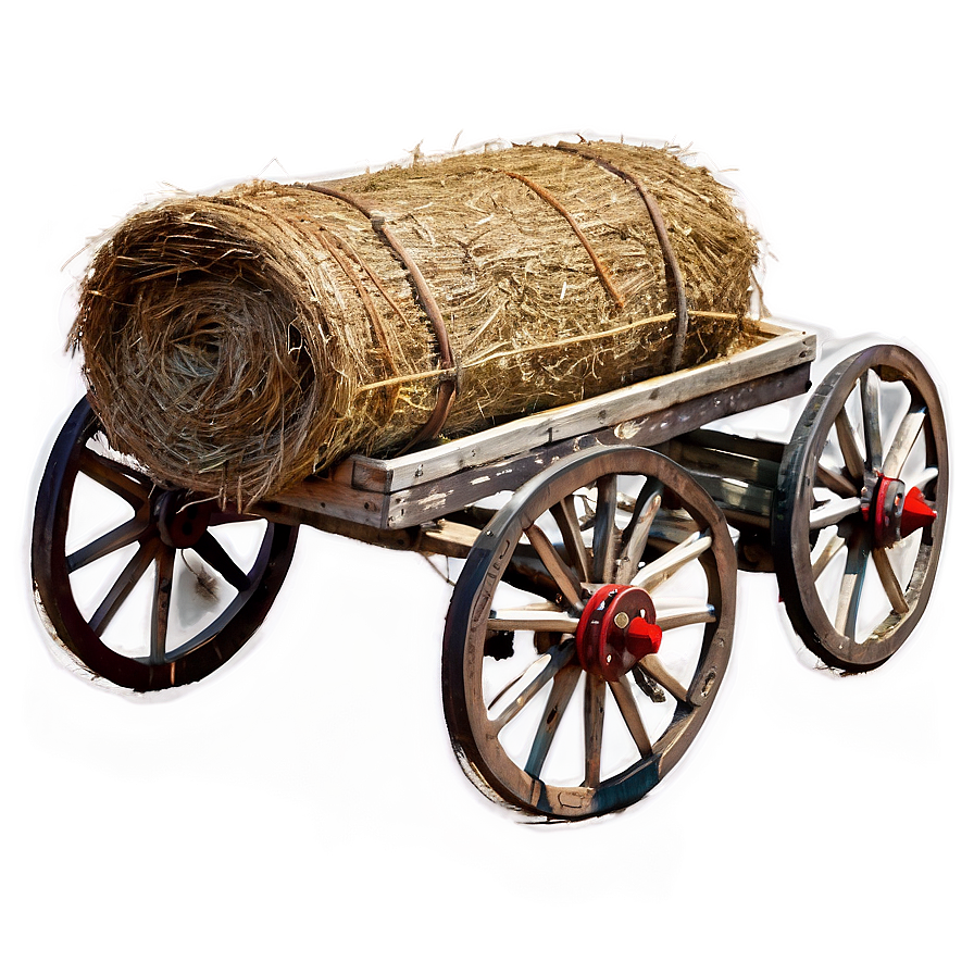 Countryside Hay Cart Png 06122024