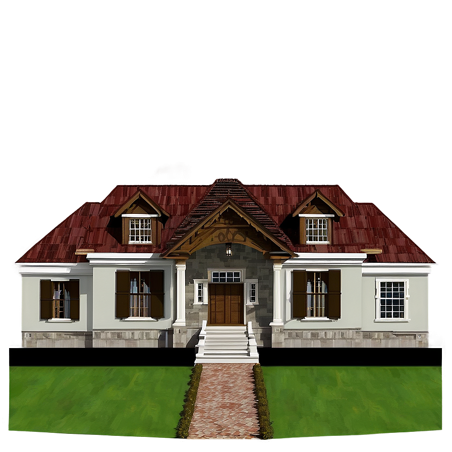 Countryside Mansion Vista Png Cmx