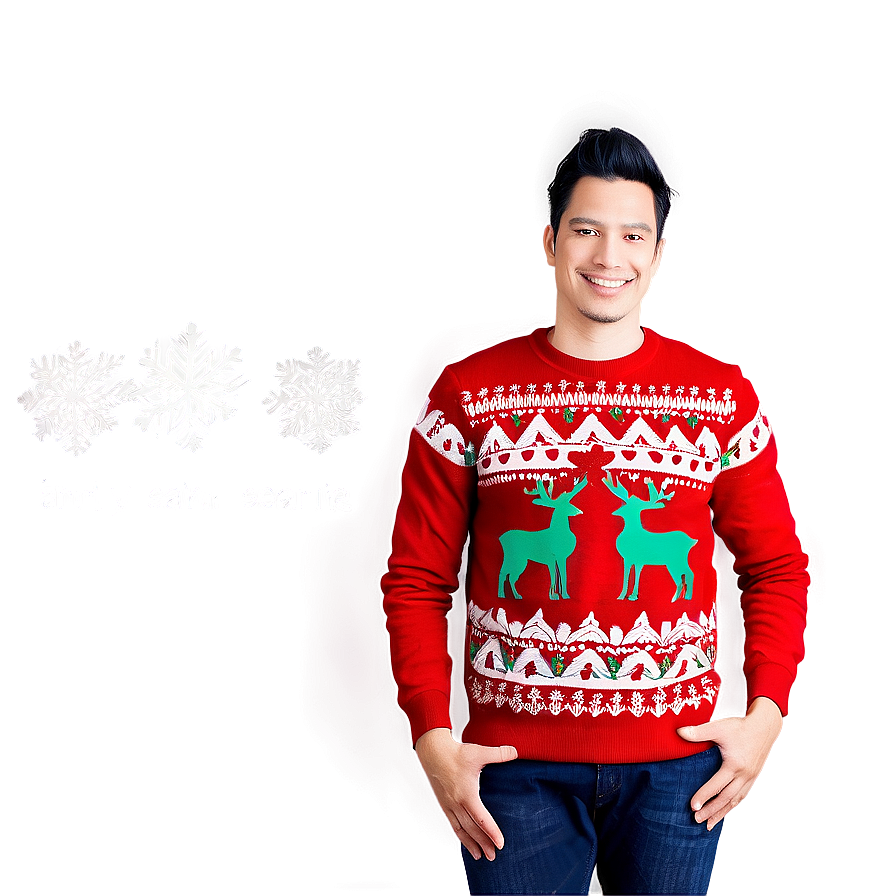 Couples Ugly Christmas Sweater Png Fab2