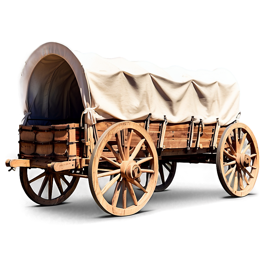 Covered Wagon In Desert Png Hho