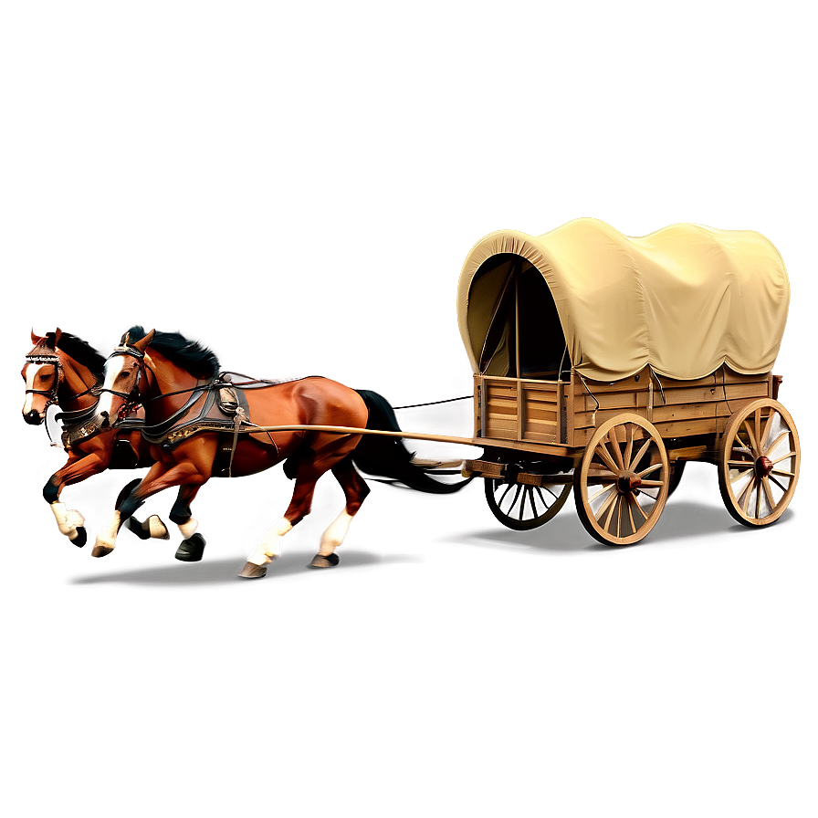 Covered Wagon Migration Theme Png Ljj