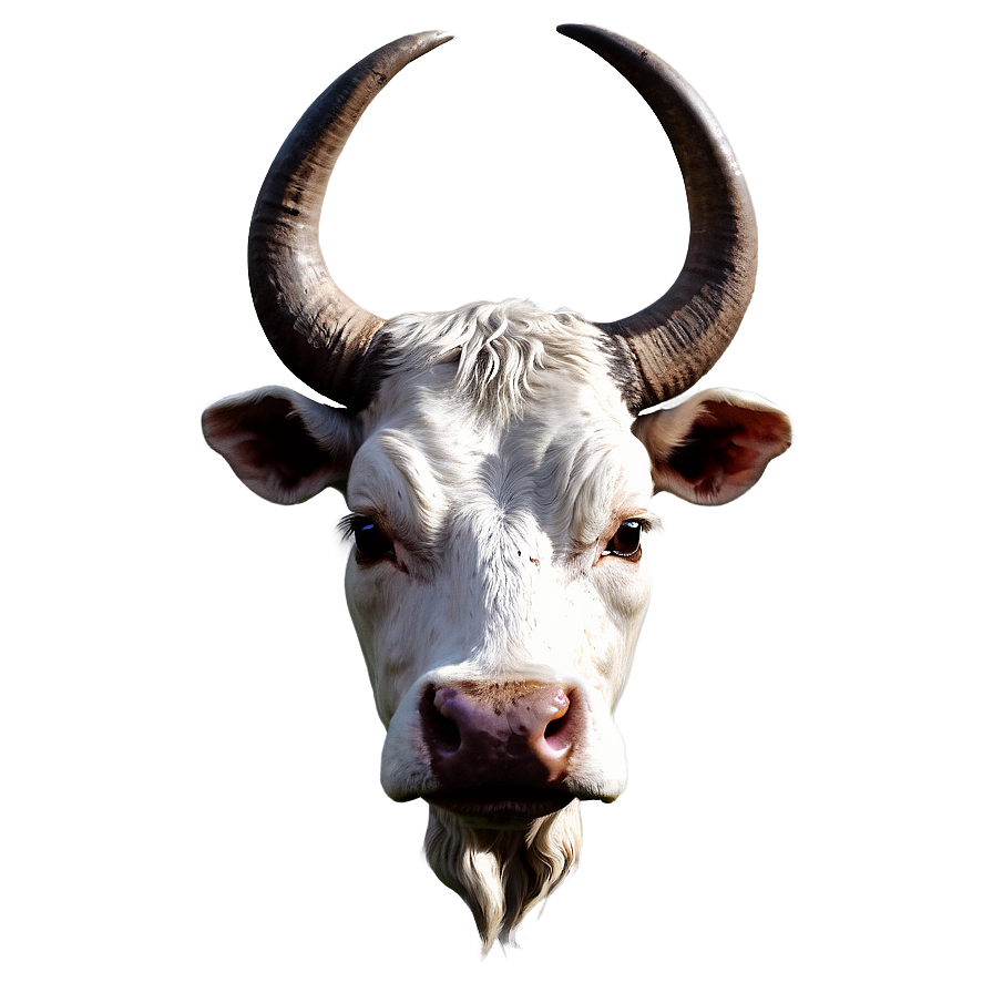 Cow Head With Horns Png Sxy