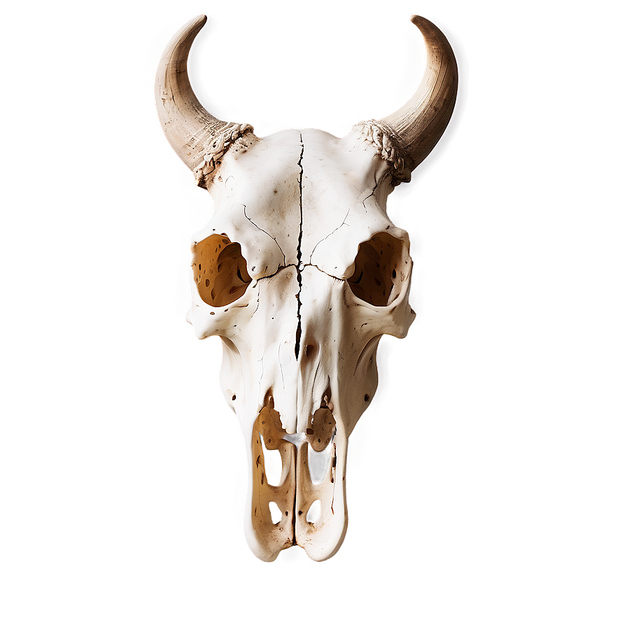 Cow Skull On Desert Background Png 48