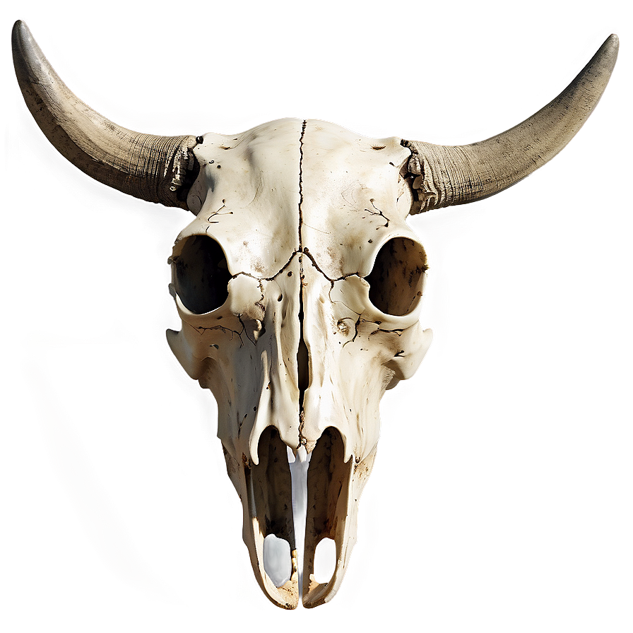 Cow Skull On Desert Background Png Hsu