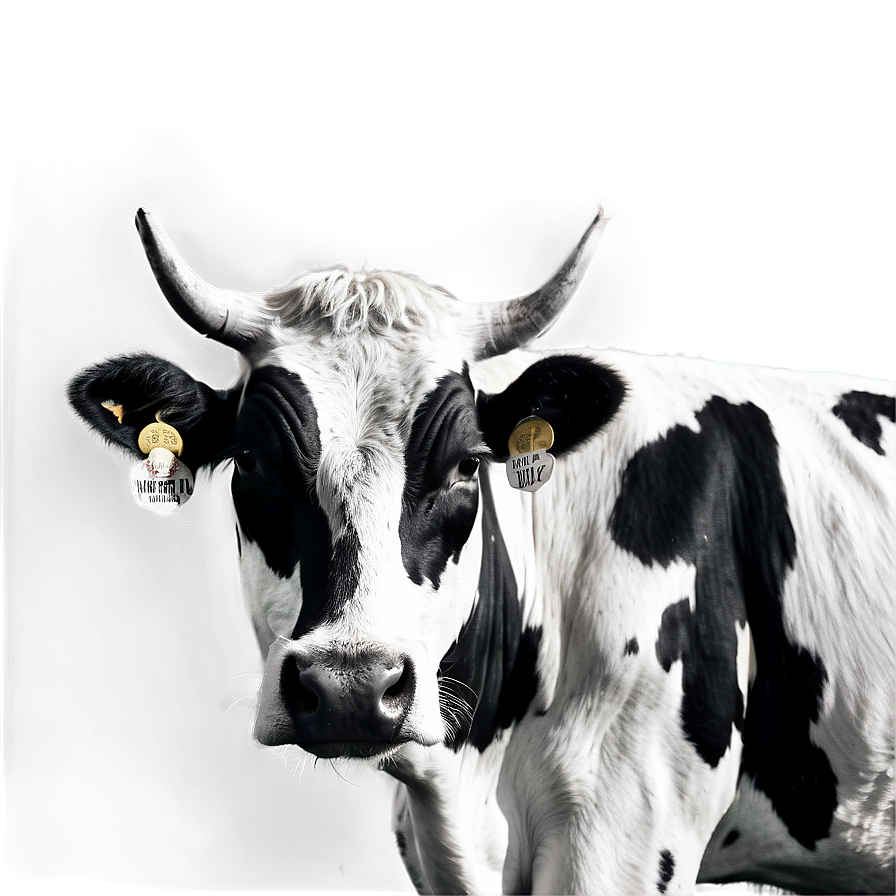 Cow Spots In Monochrome Png Lkn