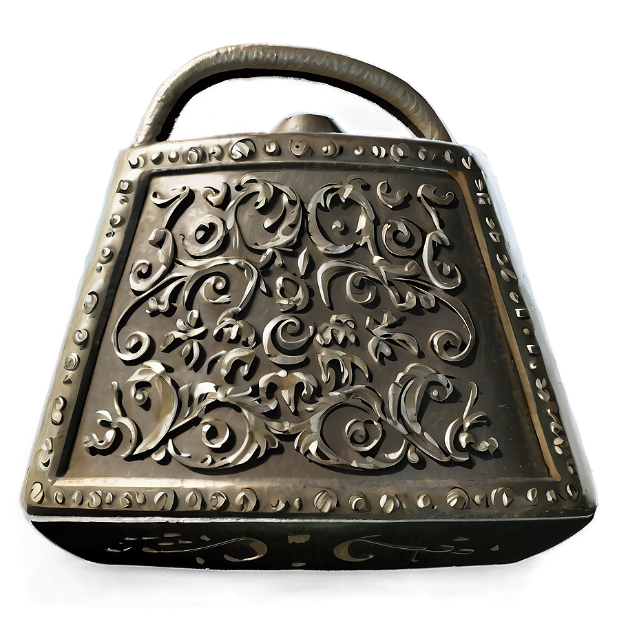 Cowbell With Intricate Detail Png 10