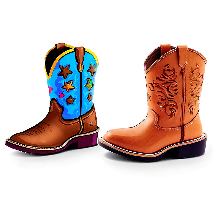 Cowboy Boots Png Vef