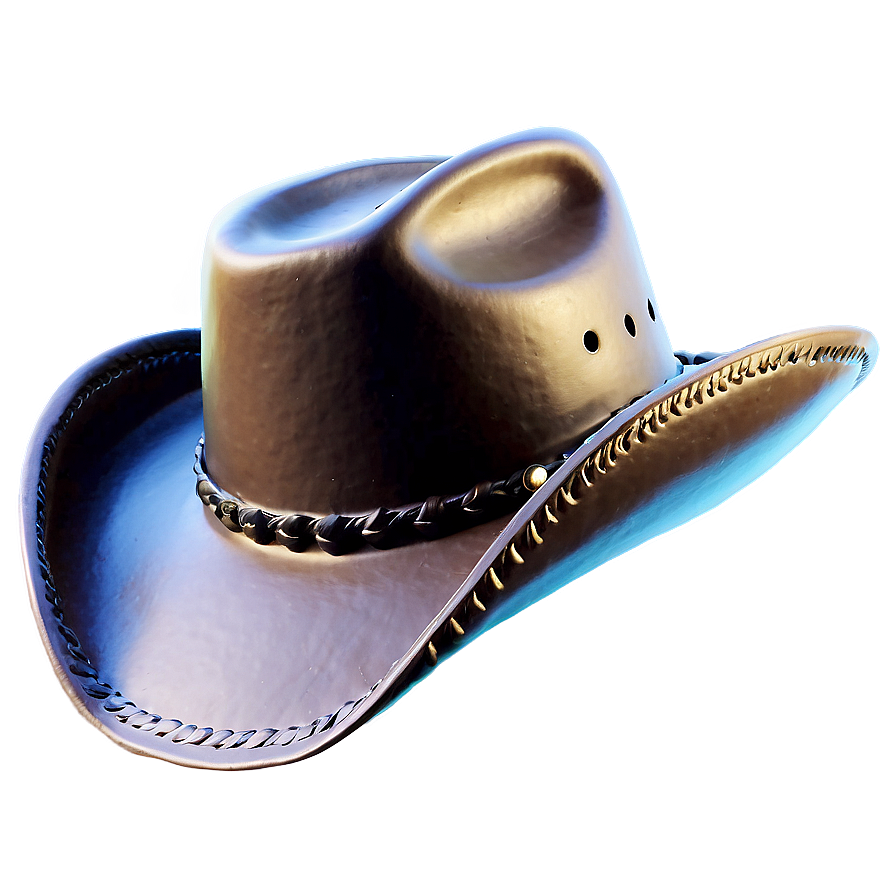 Cowboy Hat Transparent With Feather Png 05262024