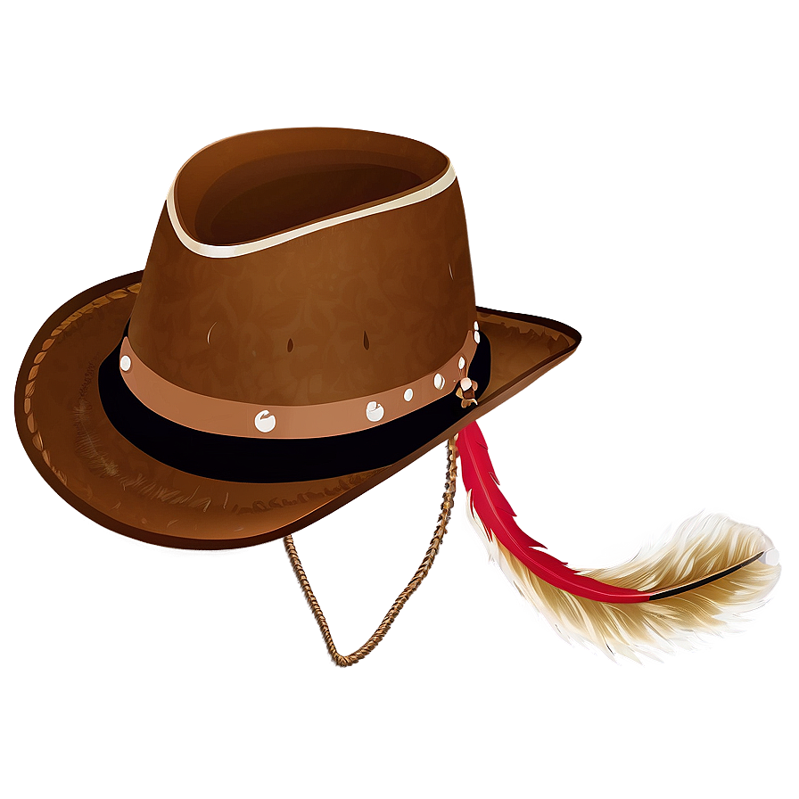 Cowboy Hat Transparent With Feather Png Jtf