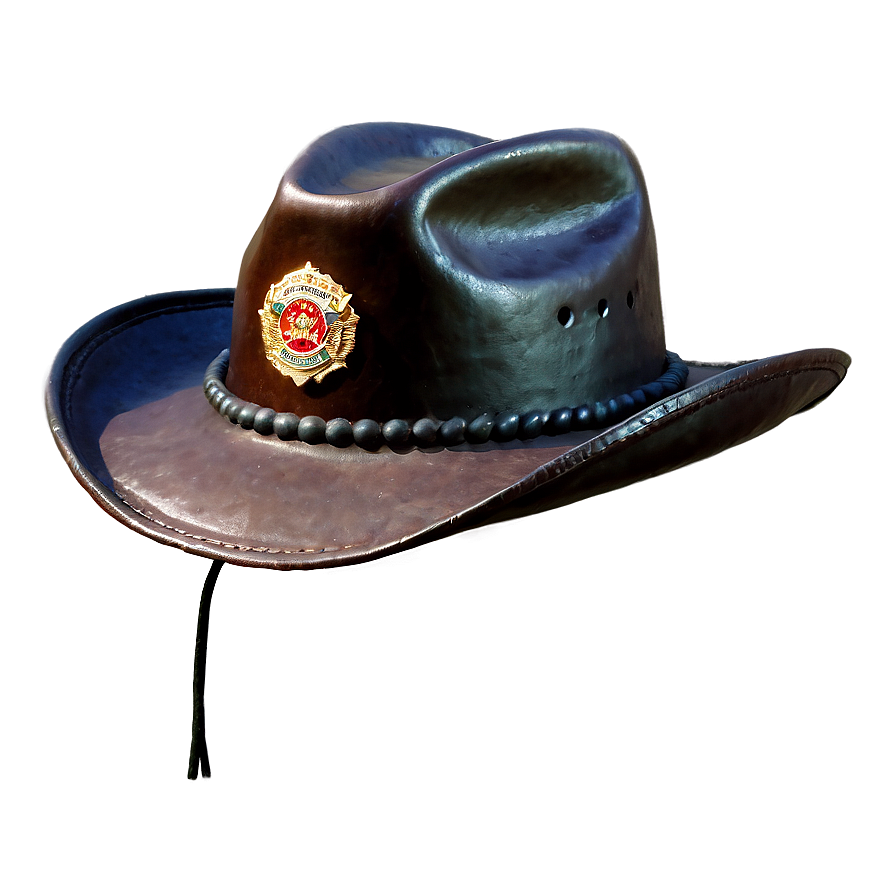 Cowboy Hat With Badge Png Cnk