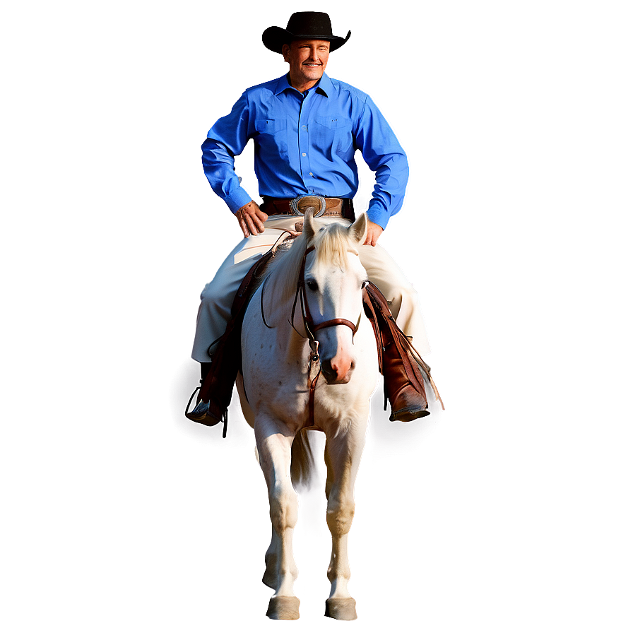 Cowboy On Horse Png 05212024