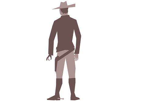 Cowboy Silhouette Vector