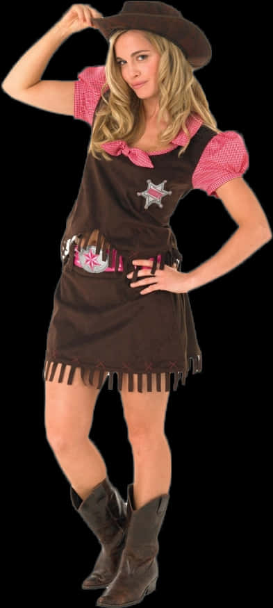 Cowgirl Costume Western Theme Outfit