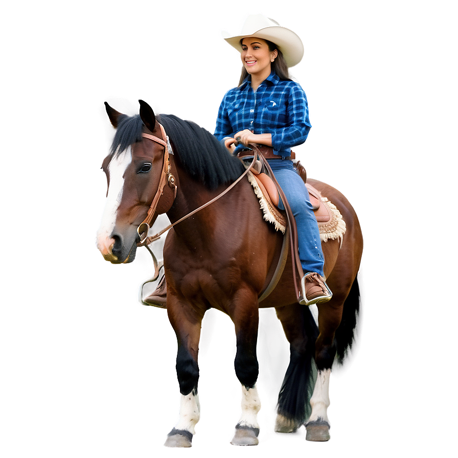 Cowgirl Riding Horse Png 06112024