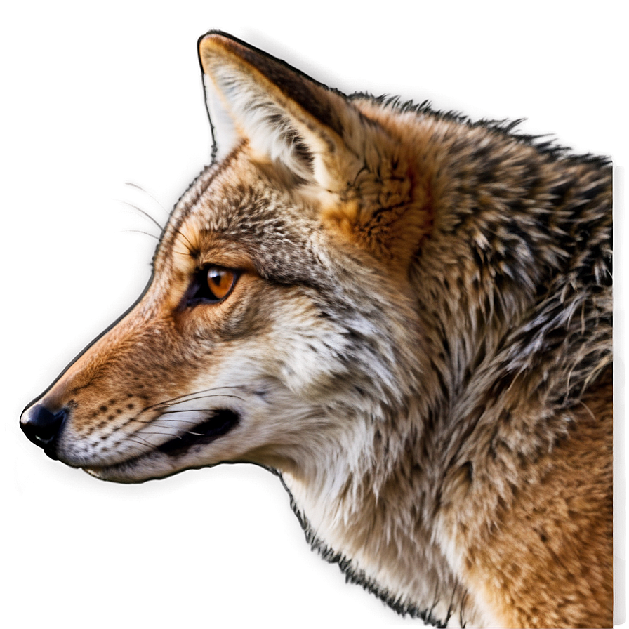 Coyote Profile Headshot Png Nlw27