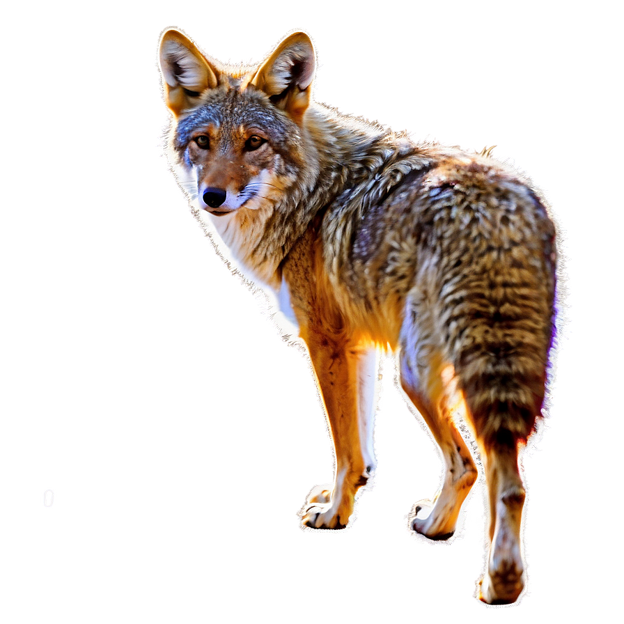 Coyote Wildlife Photography Png Rqr