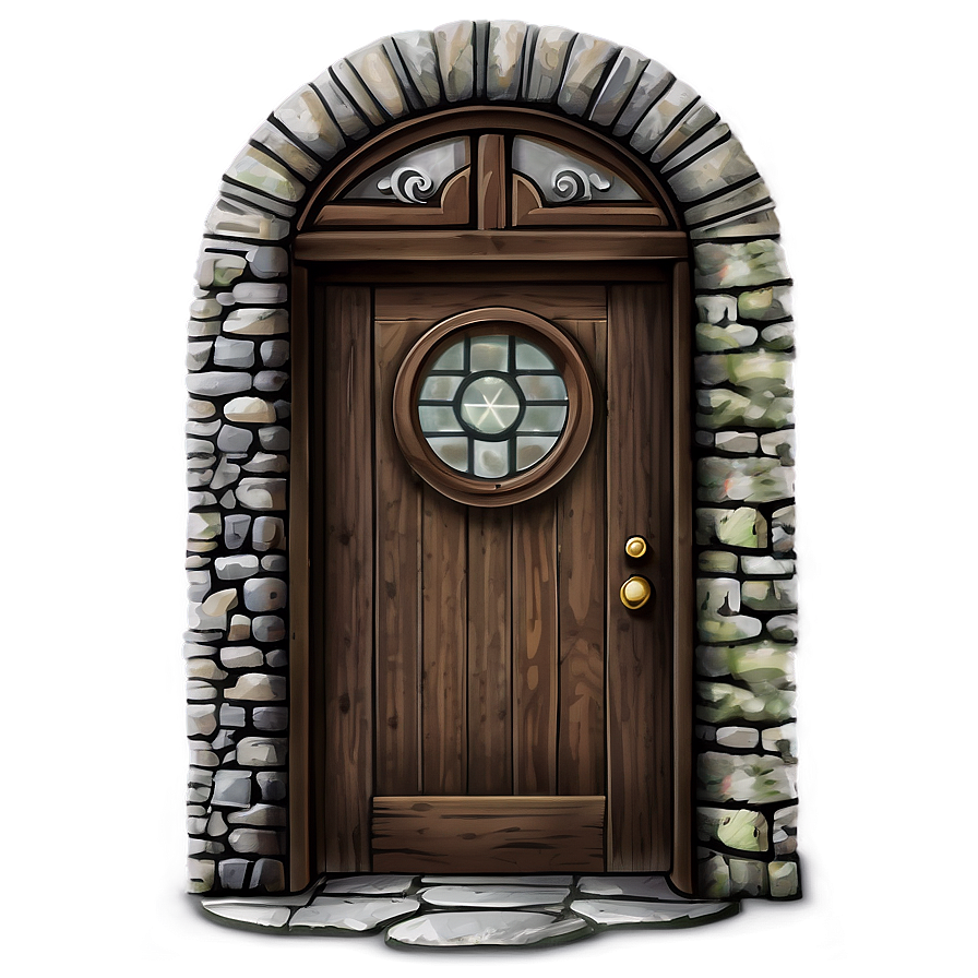 Cozy Cottage Door Png 05042024