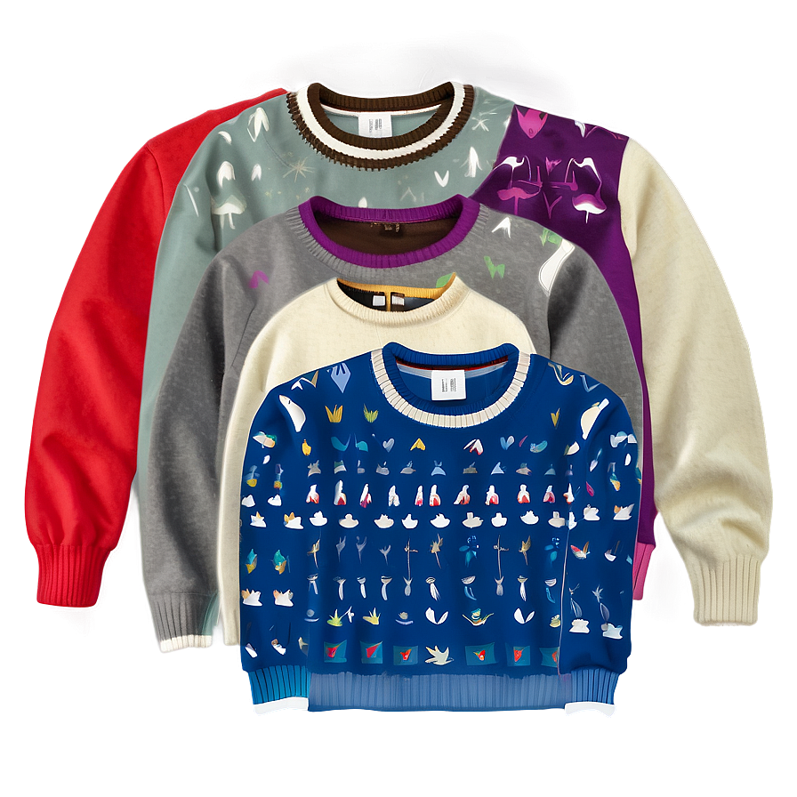 Cozy Crewneck Sweater Png 57