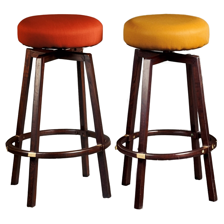 Cozy Cushioned Barstool Png 57