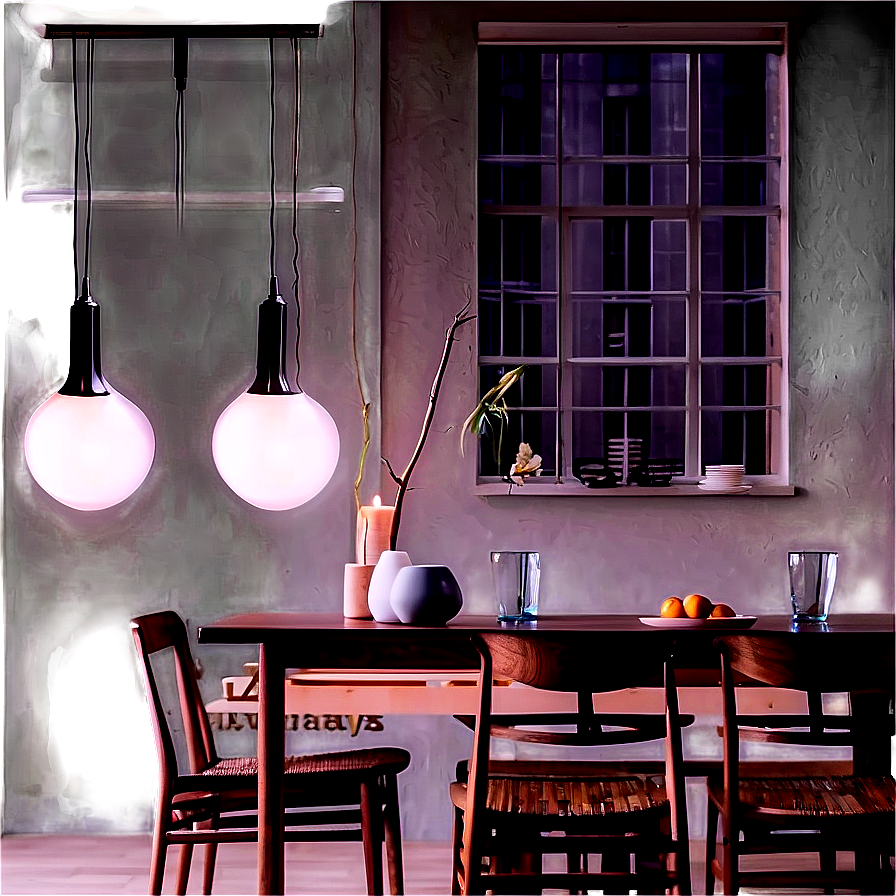 Cozy Dining Room Lighting Png Mfo