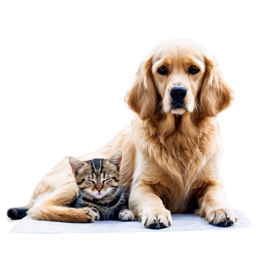 Cozy Dog And Cat Png Oev