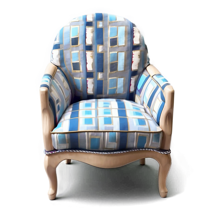 Cozy Fabric Armchair Png 06262024