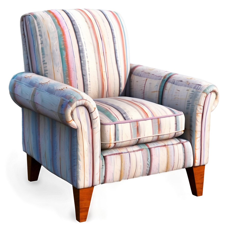 Cozy Fabric Armchair Png Evg86