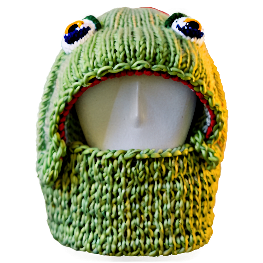 Cozy Frog Hat Knitting Png 06272024