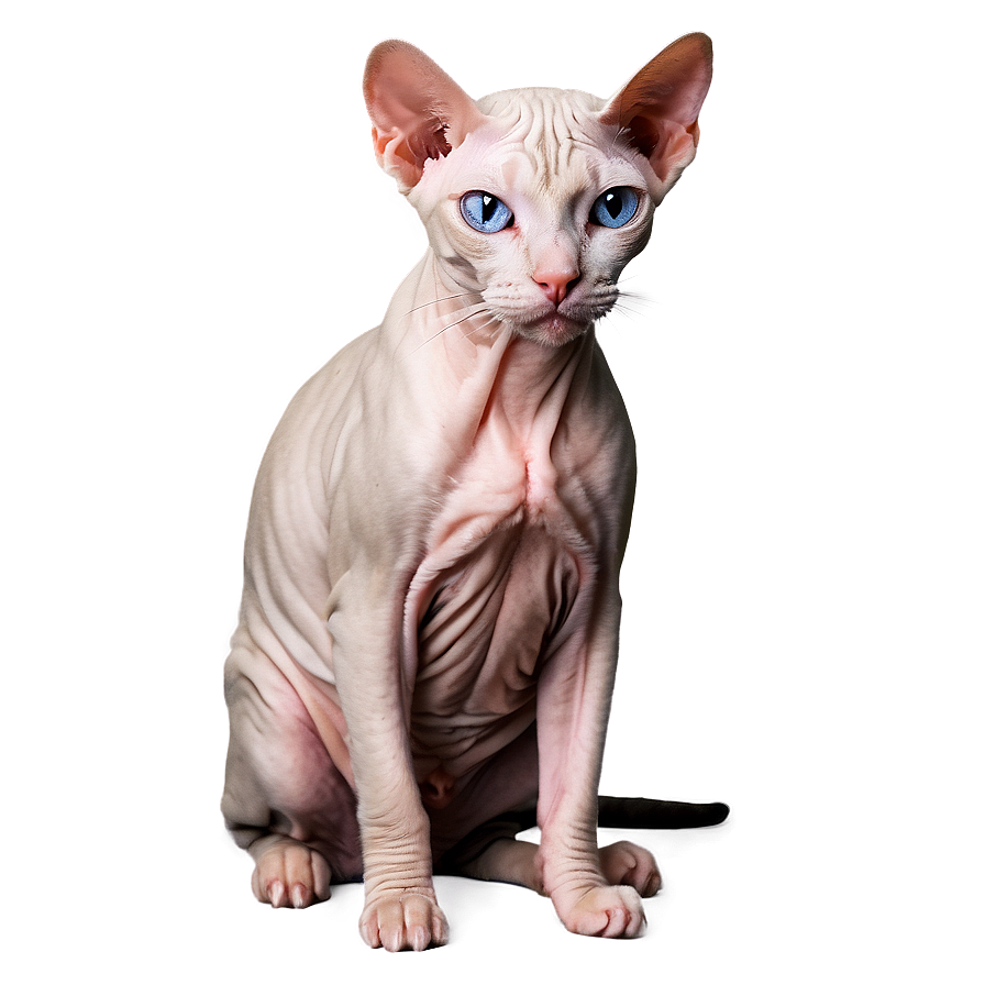 Cozy Hairless Cat Png 06252024