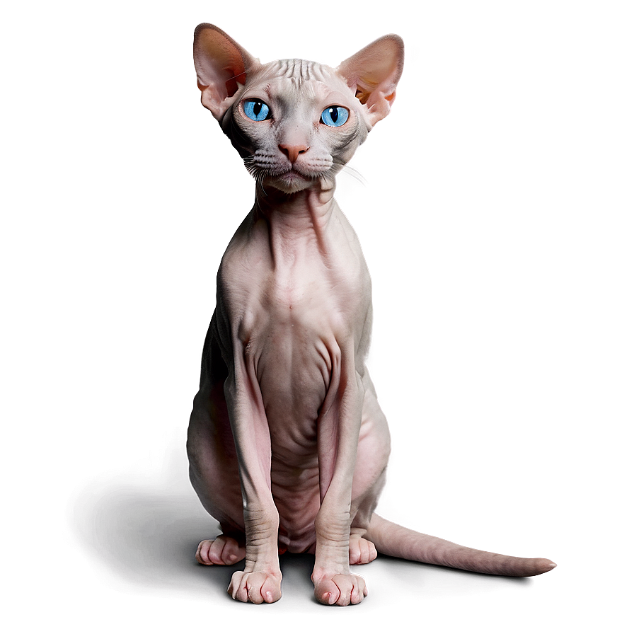 Cozy Hairless Cat Png 12