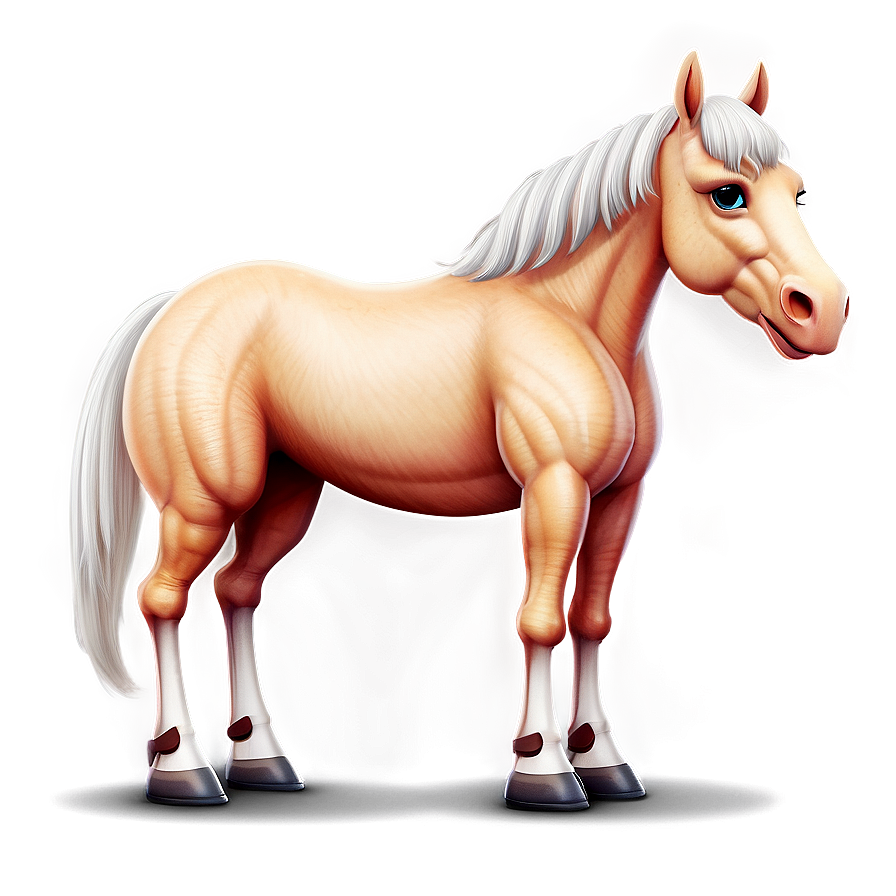 Cozy Horse Cartoon Png 06212024