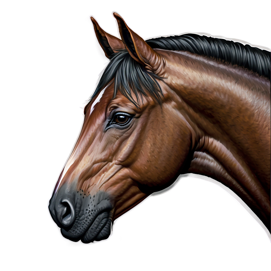 Cozy Horse Head Sketch Png Jyn