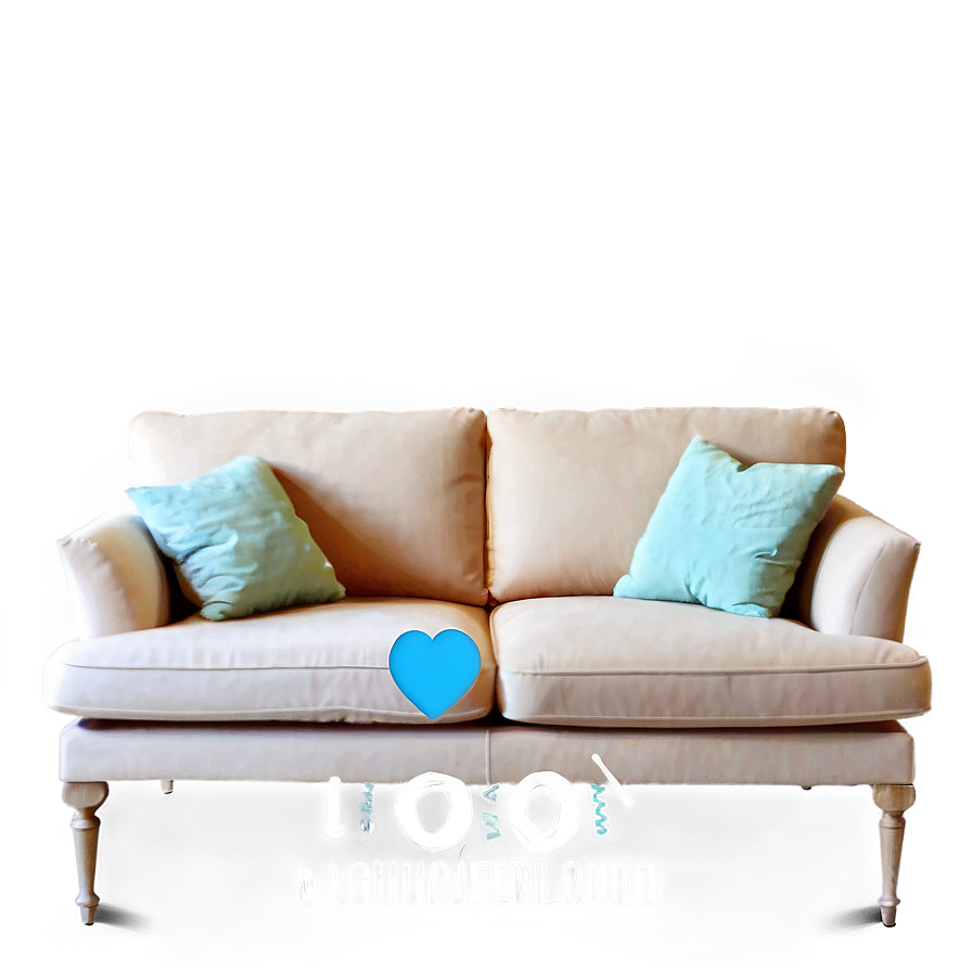 Cozy Loveseat Sofa Png Ony