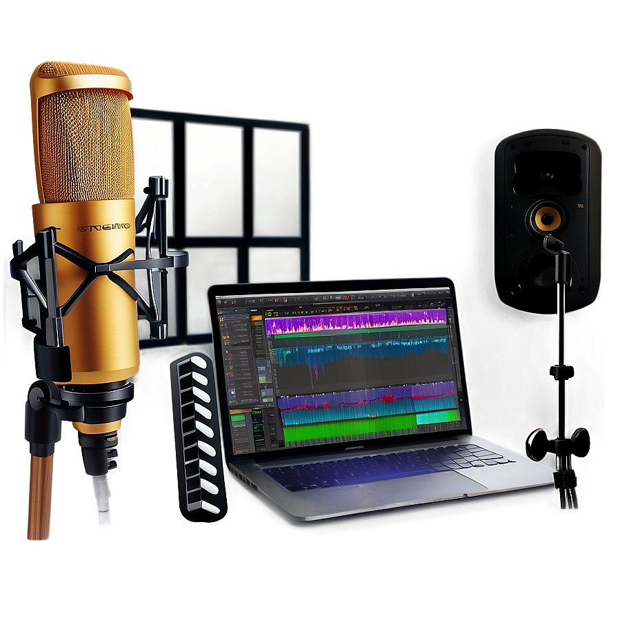 Cozy Recording Studio Setup Png 72