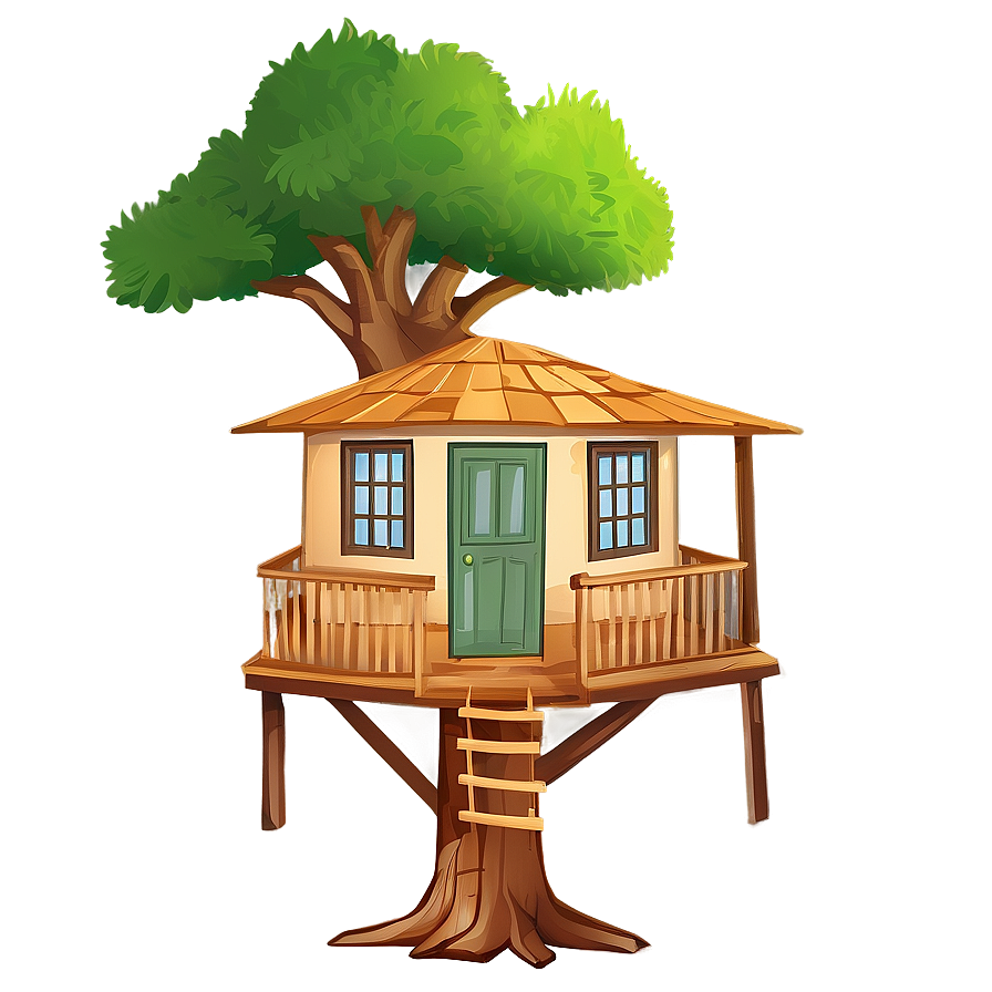 Cozy Tree House Png 06282024