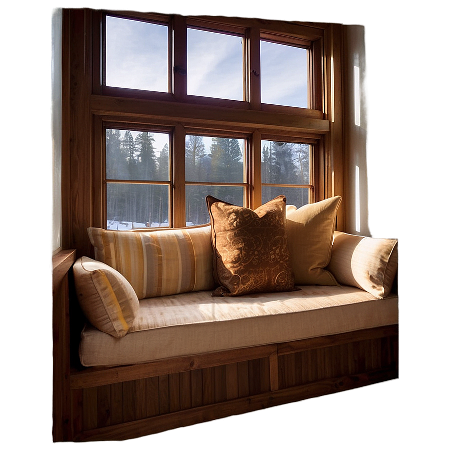 Cozy Window Seat Cushion Png 6