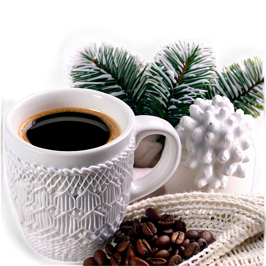 Cozy Winter Coffee Png Rlk