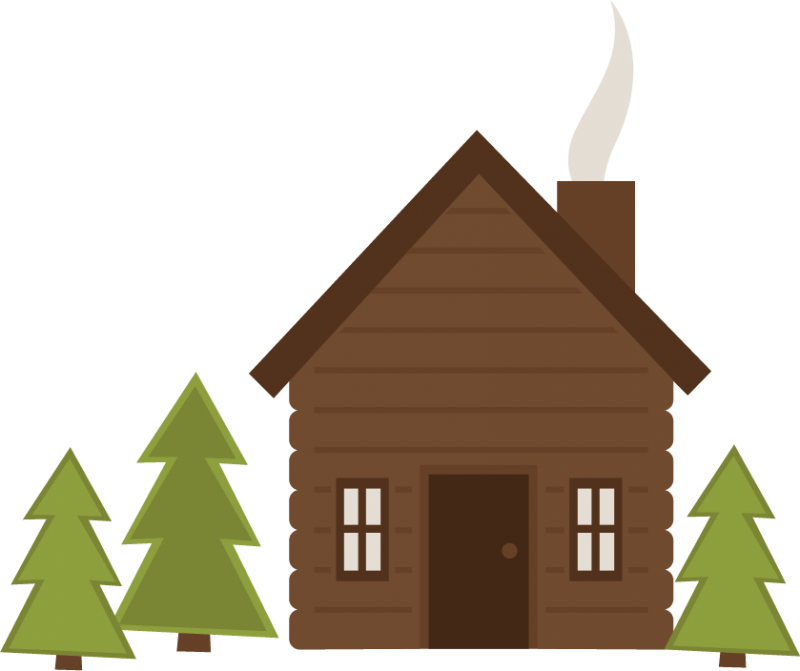 Cozy Wooden Cabin Illustration