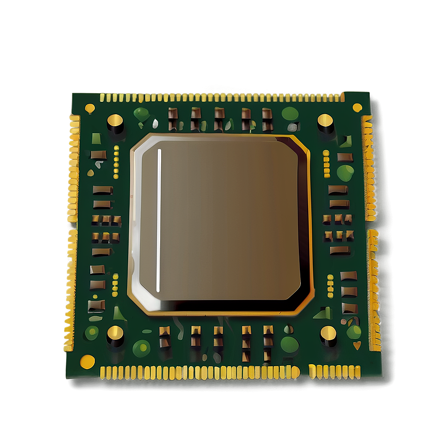 Cpu Chip Clipart Png Ibl