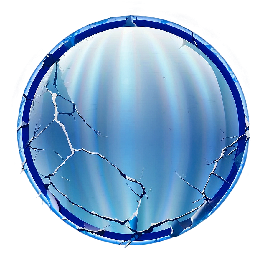 Cracked Blue Circle Png 45