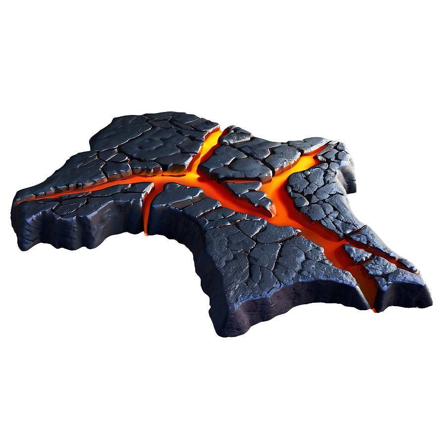 Cracked Lava Floor Png Fws