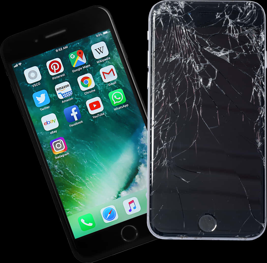 Cracked Screen Smartphone Comparison