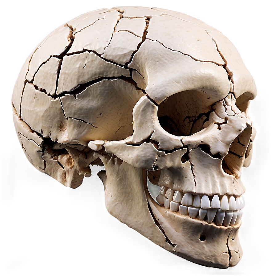 Cracked Skull Png 05042024