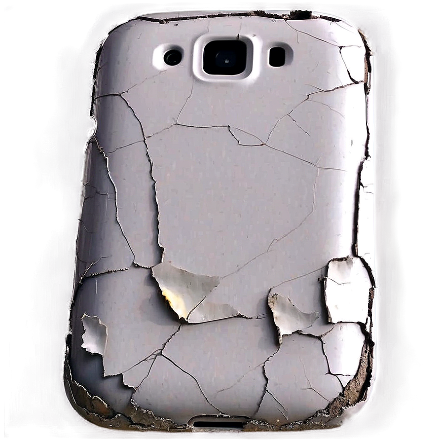 Cracked Smartphone Back Png Ttq77